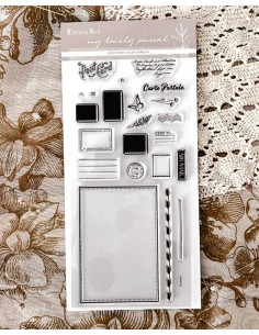 Set de Sellos Carta Postal [Posdata] | My Lovely Journal