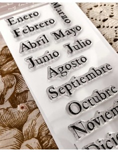 Meses Stamp Set [Posdata] | My Lovely Journal
