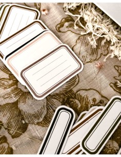 Tags Die Cuts [Posdata] | My Lovely Journal