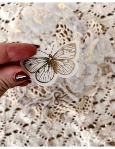 Die Cuts Vellum con Foil Dorado [Posdata] | My Lovely Journal