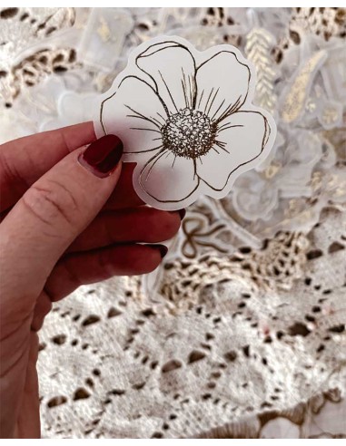 Die Cuts Vellum con Foil Dorado [Posdata] | My Lovely Journal