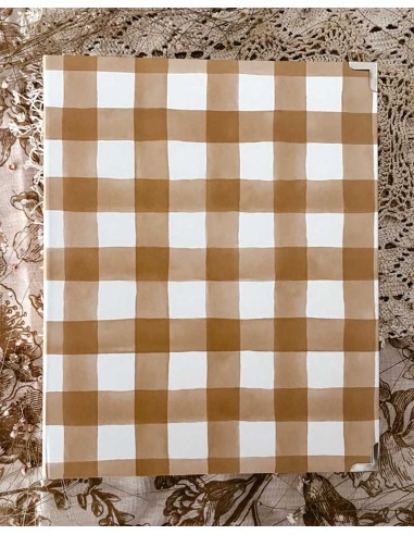 Archivador de varillas Vichy para Libretas Grandes [Posdata] | My Lovely Journal