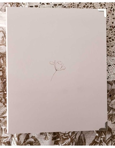Cream Binder for Refills 19cm x 23cm Notebooks [Posdata] | My Lovely Journal