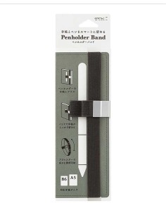 Pen Holder Band [B6/A5] Negro | Midori