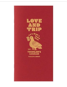 Libreta TN Regular Love And Trip Red [Edición Limitada 2025] | Traveler's Company