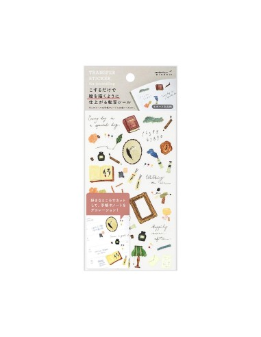 Transfer Sticker 2581 Motif Stationery | Midori
