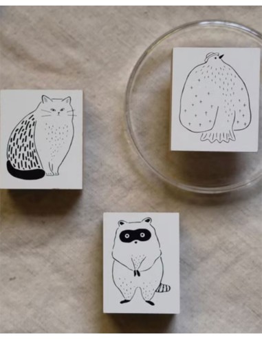 Cat Wood Stamp | Ivy Snow