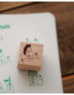 Doodle Wood Stamp | Ivy Snow