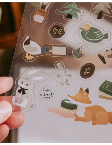 Pegatinas Letters from the woods | wwiinngg