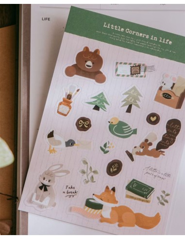 Letters from the woods Stickers | wwiinngg