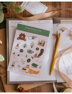 Pegatinas Letters from the woods | wwiinngg