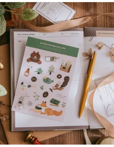 Pegatinas Letters from the woods | wwiinngg