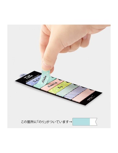 Sticky Notes Journal Title Ribbon | Midori