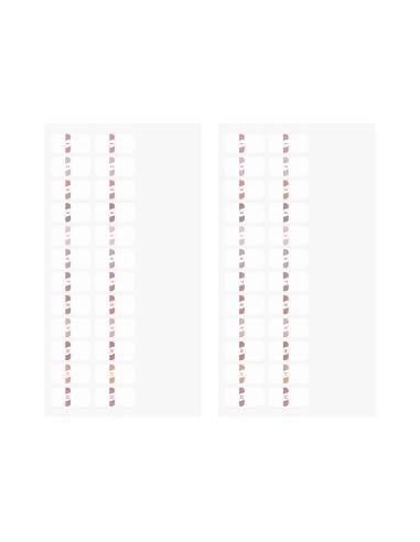 Index Label (S) Chiratto Numbers Pink | Midori