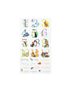 Transfer Sticker 2585 Monthly | Midori
