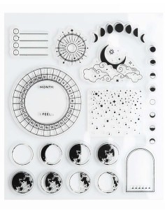 Celestial Acrylic Stamps | Archer & Olive