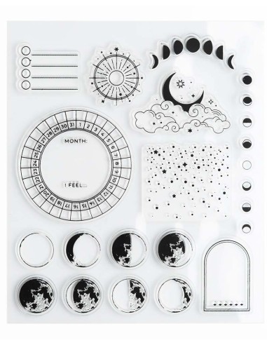 Celestial Acrylic Stamps | Archer & Olive