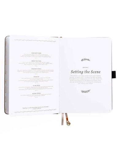 Libreta A5 Vintage Library in Lilac [Diario de lecturas] | Archer & Olive