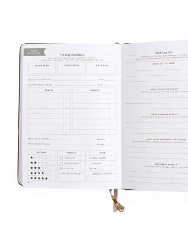 Libreta A5 Vintage Library in Lilac [Diario de lecturas] | Archer & Olive