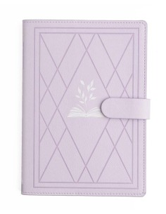 Funda Vintage Library in Lilac + Recambio Libreta tapa blanda [Puntos] A5 Everyday Deluxe | Archer & Olive