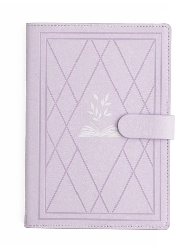 Vintage Library in Lilac Everyday Deluxe A5 Cover + Softcover [Dot Grid] Notebook | Archer & Olive