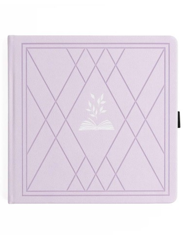 Vintage Library in Lilac 8x8 [Blank Pages] Notebook | Archer & Olive