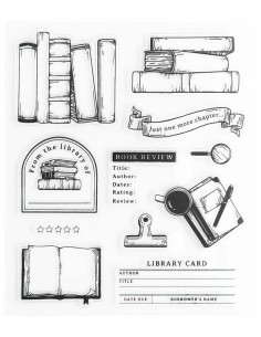 Bookish Acrylic Stamps | Archer & Olive