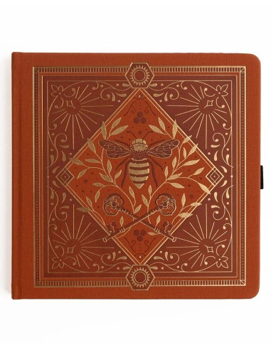 Keeper of the Bees in Rust 8x8 [Blank Pages] Notebook | Archer & Olive