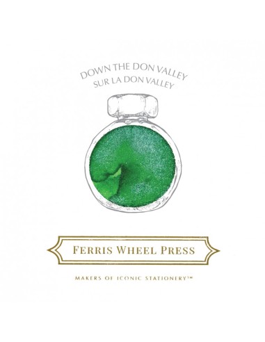 Tinta Down the Don Valley 38ml (brillo) | Ferris Wheel Press