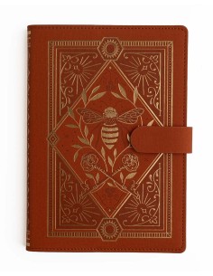 Keeper of the Bees in Rust Everyday Deluxe A5 Cover + Softcover [Dot Grid] Notebook | Archer & Olive