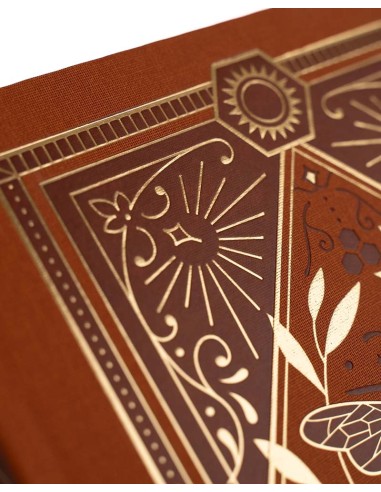 Keeper of the Bees in Rust 8x8 [Dot Grid] Notebook | Archer & Olive