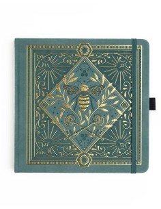 Libreta 8x8 Keeper of the Bees in Soft Teal [Hojas en Blanco Liso] | Archer & Olive