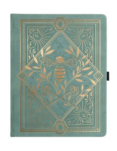 Keeper of the Bees in Soft Teal Lettersize [LS] [Dot Grid] Notebook | Archer & Olive