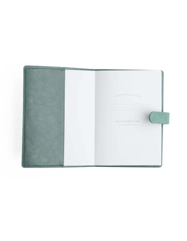 Keeper of the Bees in Soft Teal Everyday Deluxe A5 Cover + Softcover [Dot Grid] Notebook | Archer & Olive