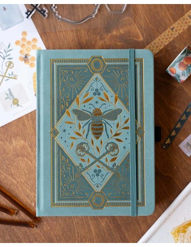 Libreta Lettersize [LS] Keeper of the Bees in Soft Teal [Puntos] | Archer & Olive