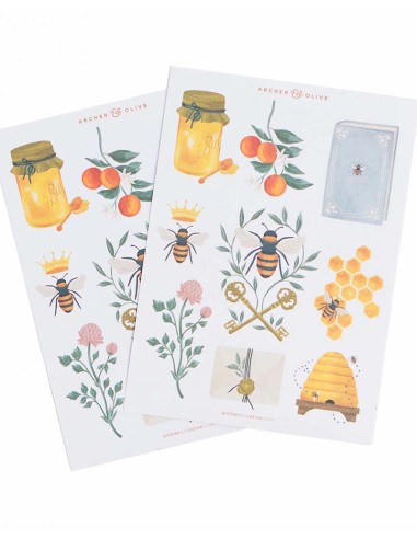 Set de Pegatinas Keeper of the Bees | Archer & Olive