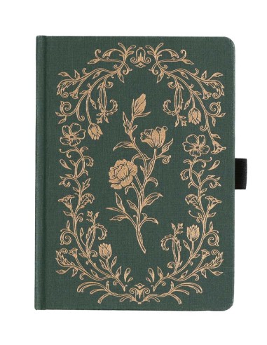 Antique Floral Pocket [Dot Grid] Notebook | Archer & Olive