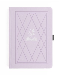 Libreta A5 Vintage Library in Lilac [Diario de lecturas] | Archer & Olive