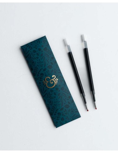 Set of 2 Pen Refills Black| Archer & Olive