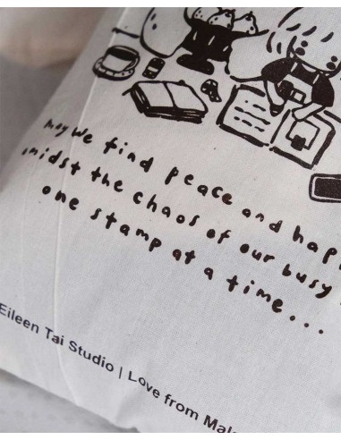 One Stamp at a Time Drawstring Pouch| Eileen Tai