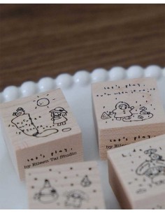 Sunny Day [Let's Play Collection] Wood Stamp | Eileen Tai