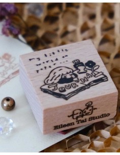 My World on Paper Wood Stamp | Eileen Tai