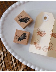 Black Horse [Clip-Clop Collection] Wood Stamp | Eileen Tai