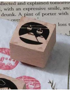 Mini Cable Car [Let's Go! Mini Collection] Wood Stamp | Eileen Tai
