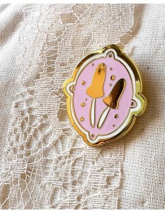 Enamel Pin Mushrooms | Nikki Dotti