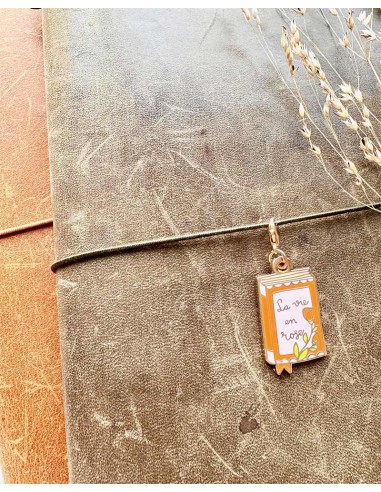 Book Enamel Charm | Nikki Dotti