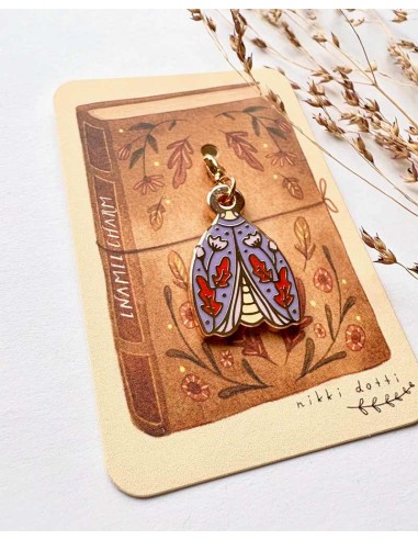 Enamel Charm Moth | Nikki Dotti