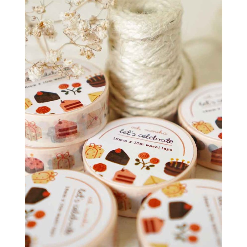 Washi tape Let's Celebrate | Och Monika