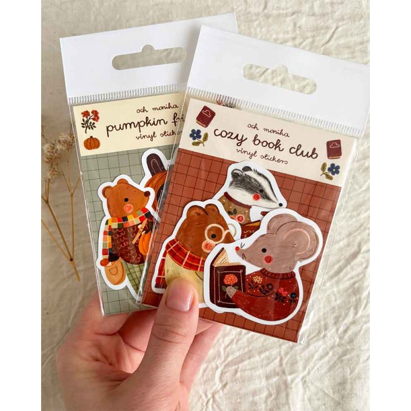 Set de 3 Vinilos Adhesivos Pumpkin Friends | Och Monika
