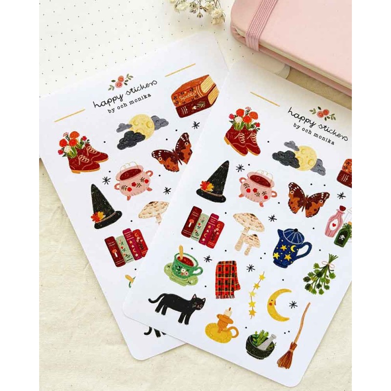 Witchy Sticker Sheet | Och Monika